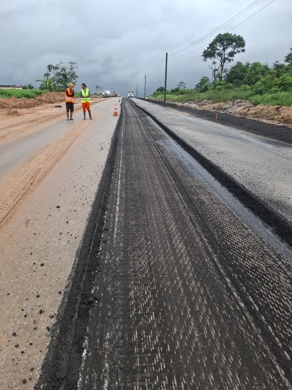 US$161M Soesdyke-Linden Highway Project 62 per cent complete, paving 90 per cent done, says Public Works Ministry