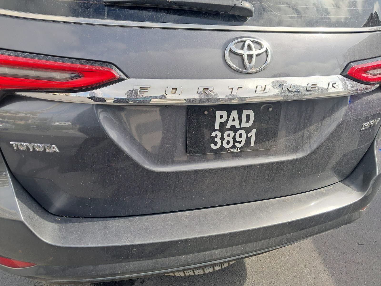 The vehicles involved in the accident